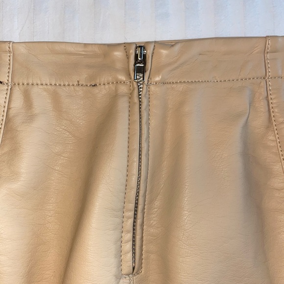 Forever 21 Tan Faux Leather Mini Skirt - Picture 8 of 8
